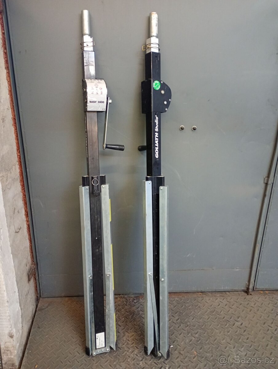 Prodám stativy Goliath BASIC2800, 80Kg, 2,8m - 2
