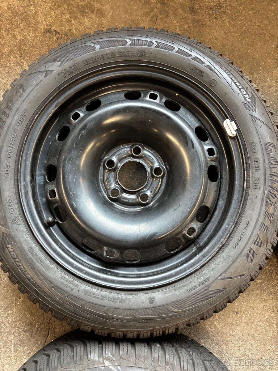 Prodám sadu kol 15" na Škoda Fabia, Rapid - 2