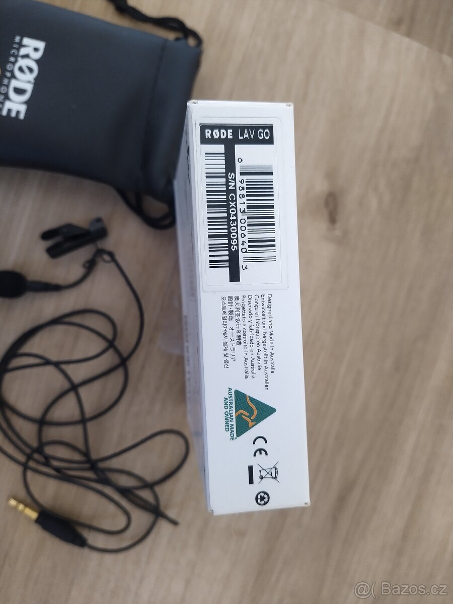 Mikrofon RODE Lavalier Go Black top stav - 2