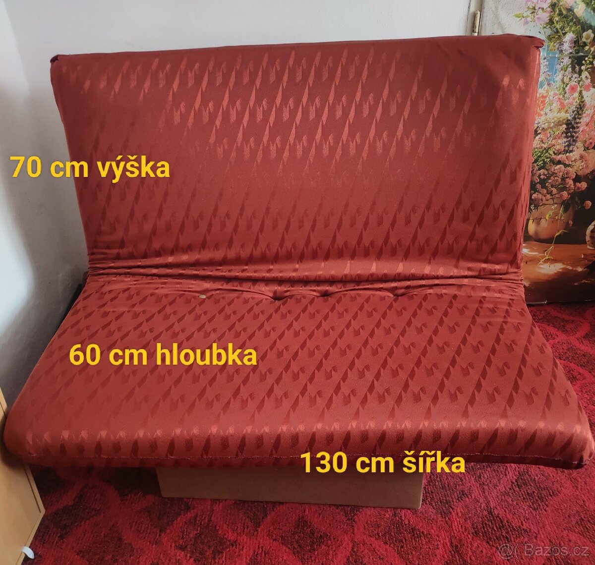 Rozkládací gauč - dvojkřeslo - 2