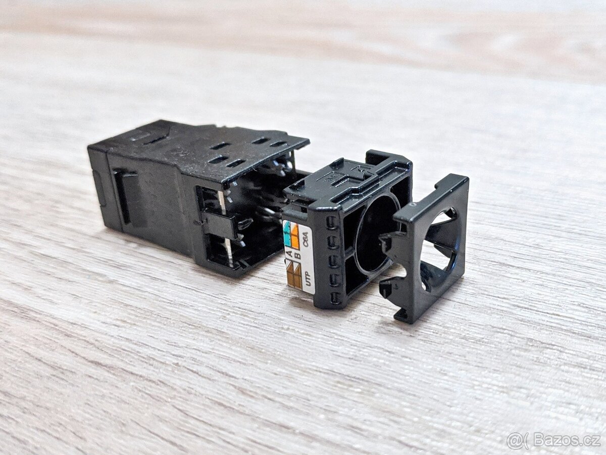 RJ45 cat.6A UTP Keystone moduly - 2