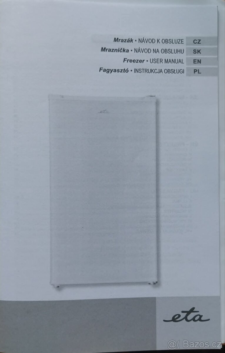 Mrazák ETA 275990000E - 2
