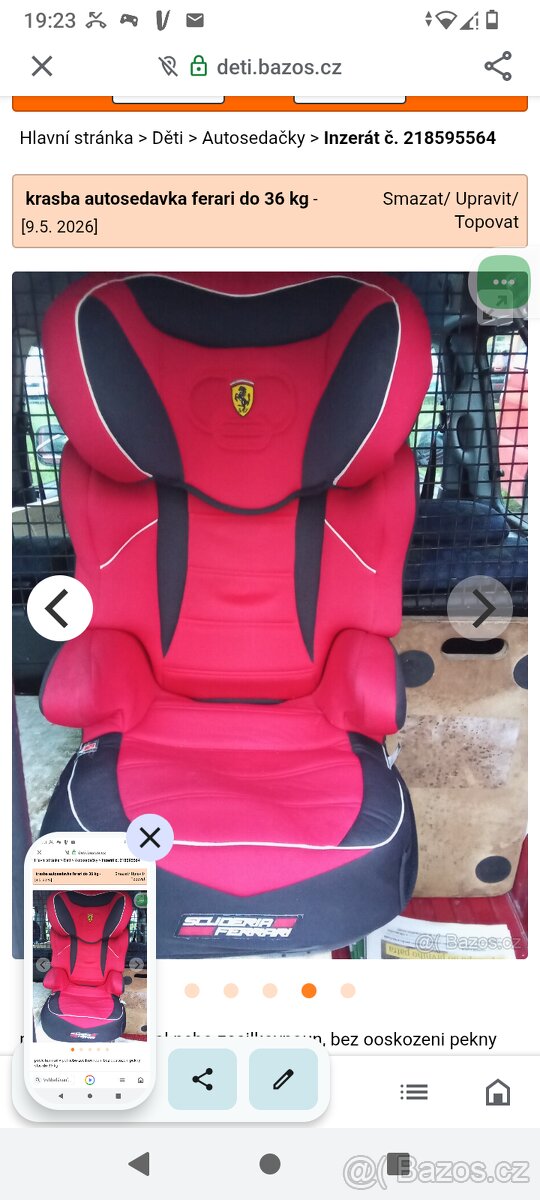 autosedacka Ferrari - 2