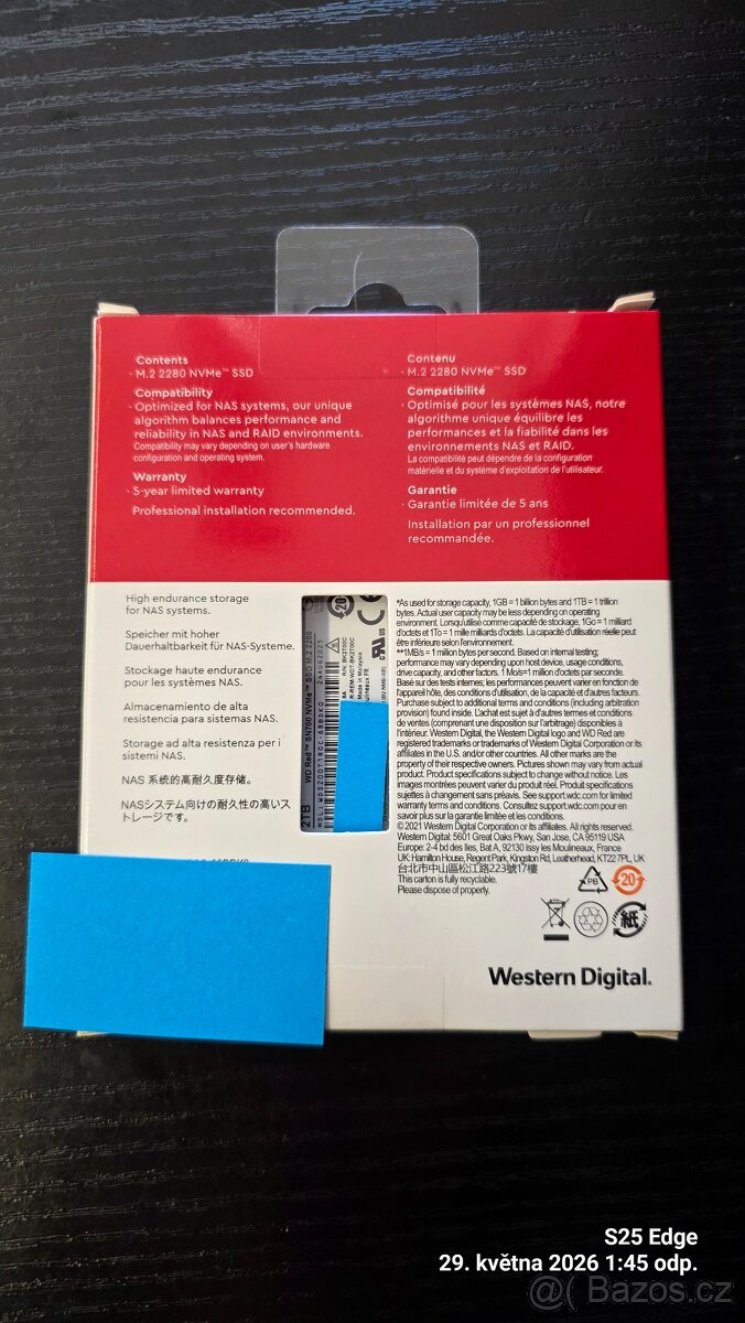 WD RED SN700 nový nerozbalený - 2