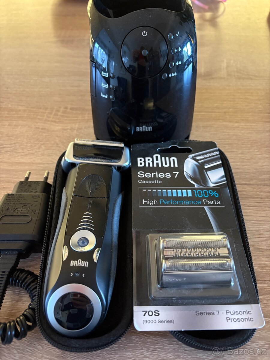 Holicí strojek Braun 7 PC 280,- EUR + 45,- EUR planžeta - 2