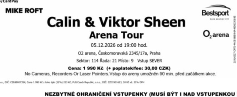 Calin & Viktor Sheen 5.12.2026 - 2