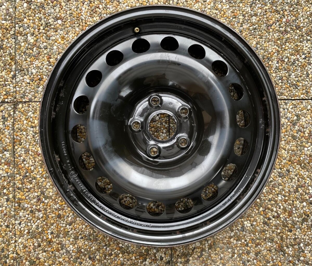 Prodám použité plechové disky 5x112 R17 - 2