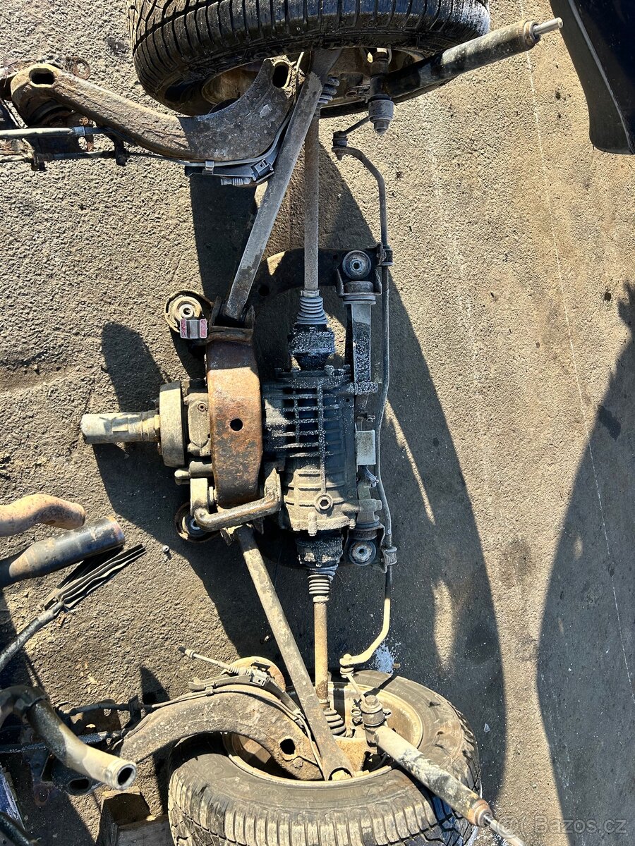 Zadní náprava komplet Škoda Octavia 1 4x4 - 2