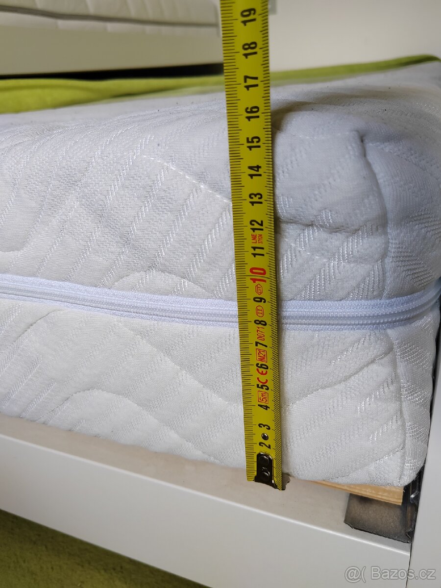 Matrace pružinová MPO ERGONOMY 200x90cm, vynikající stav - 2