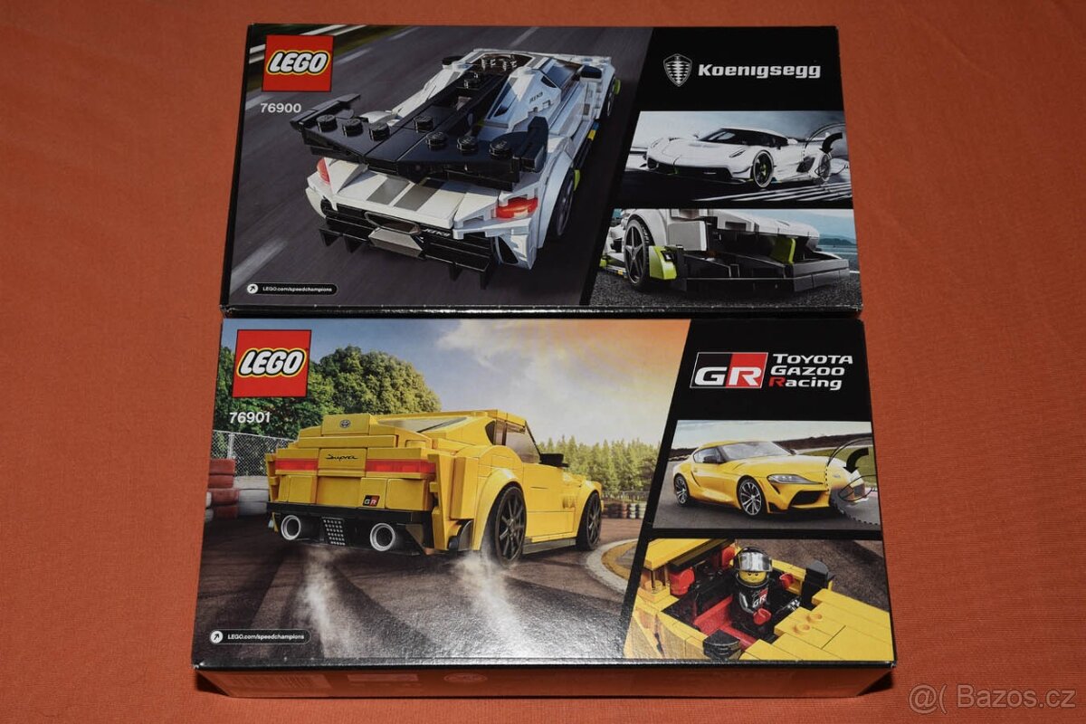 Lego 76900 + 76901 Koenigsegg Jesko + Toyota GR Supra - 2