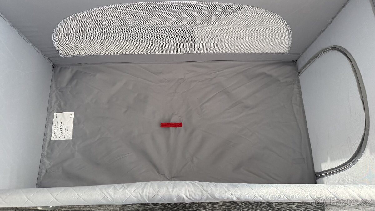 ZOPA Postýlka skládací Lely Silver Grey - 2