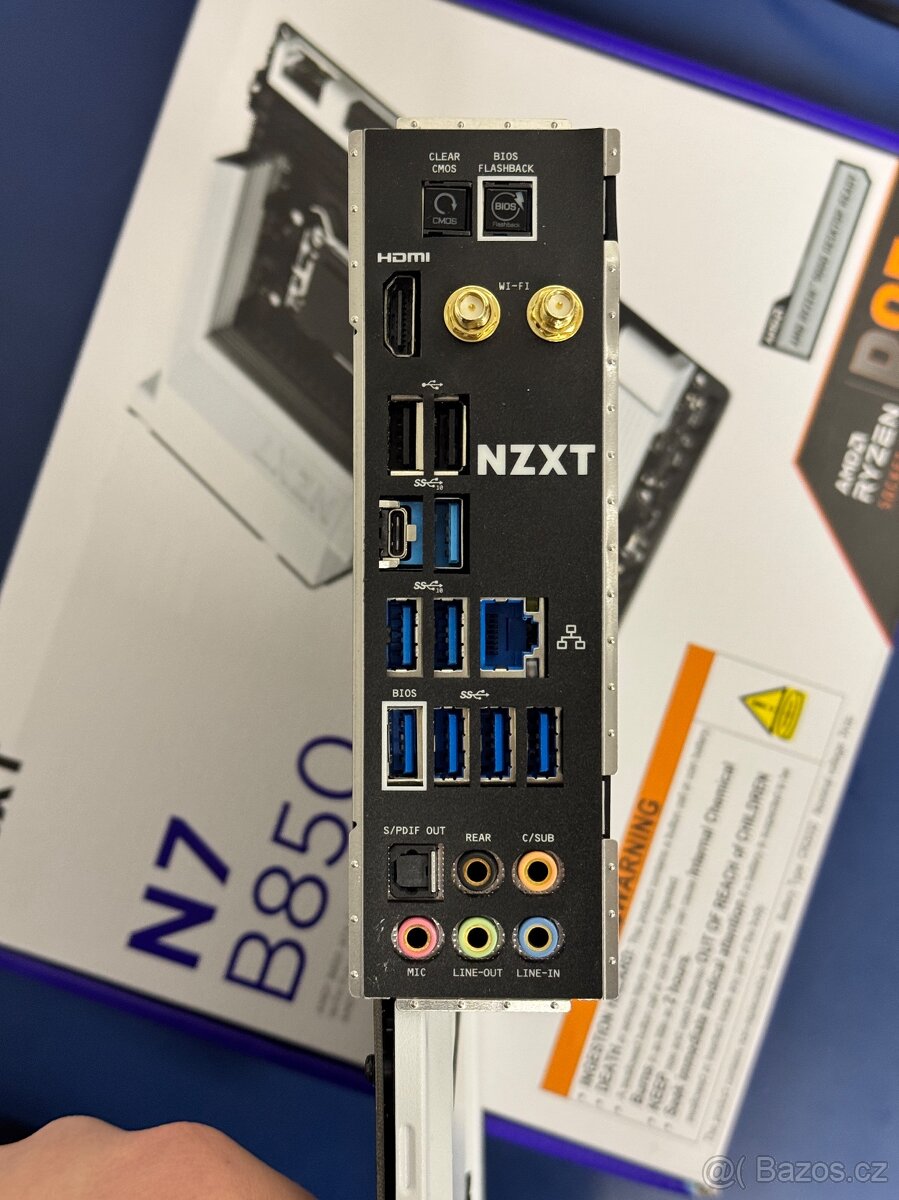 NZXT N7 B550 White - AM4, WIFI, ATX - 2