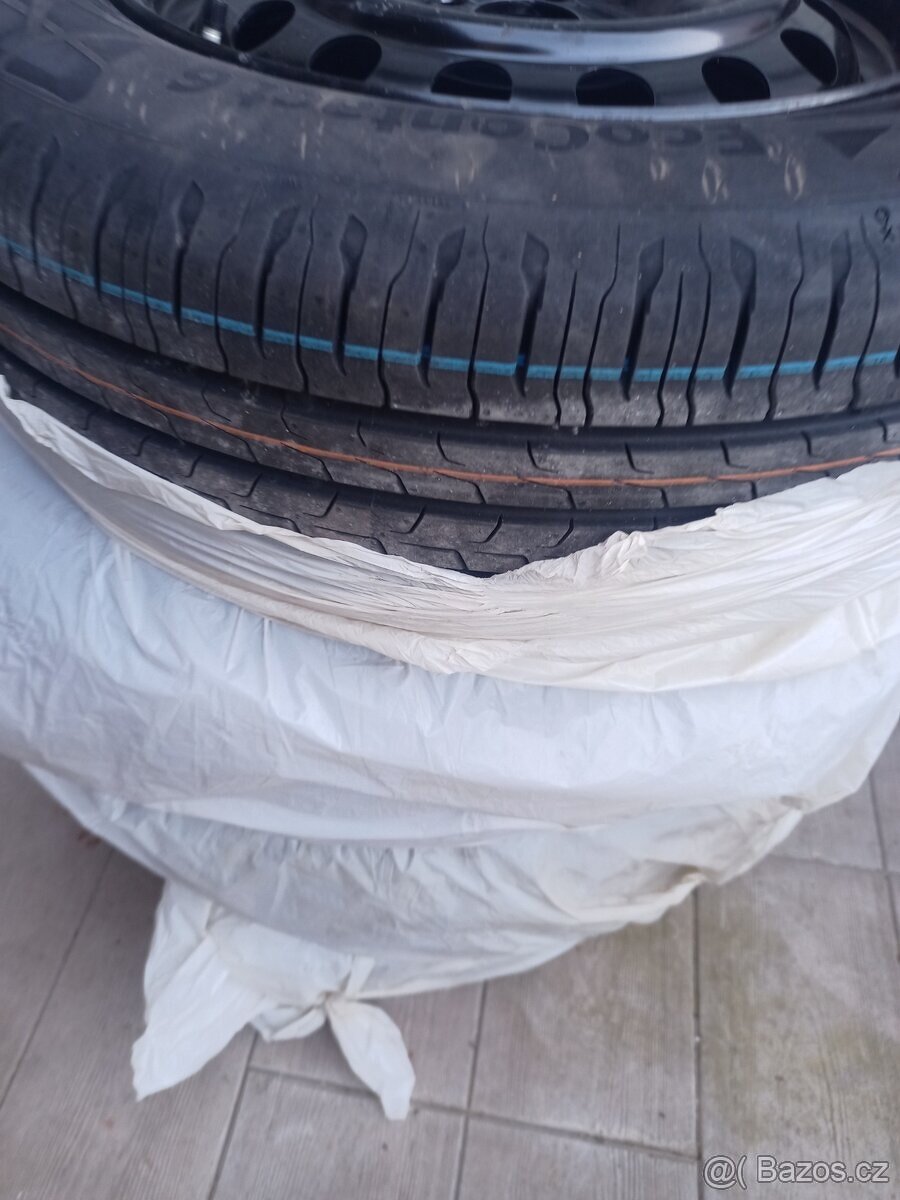 Sada kompletních kol 185/65/15 Continental Ecocontact 6 - 2