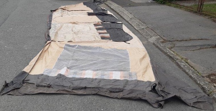 Stanová předsíň pro karavan cca 3,8m - 2