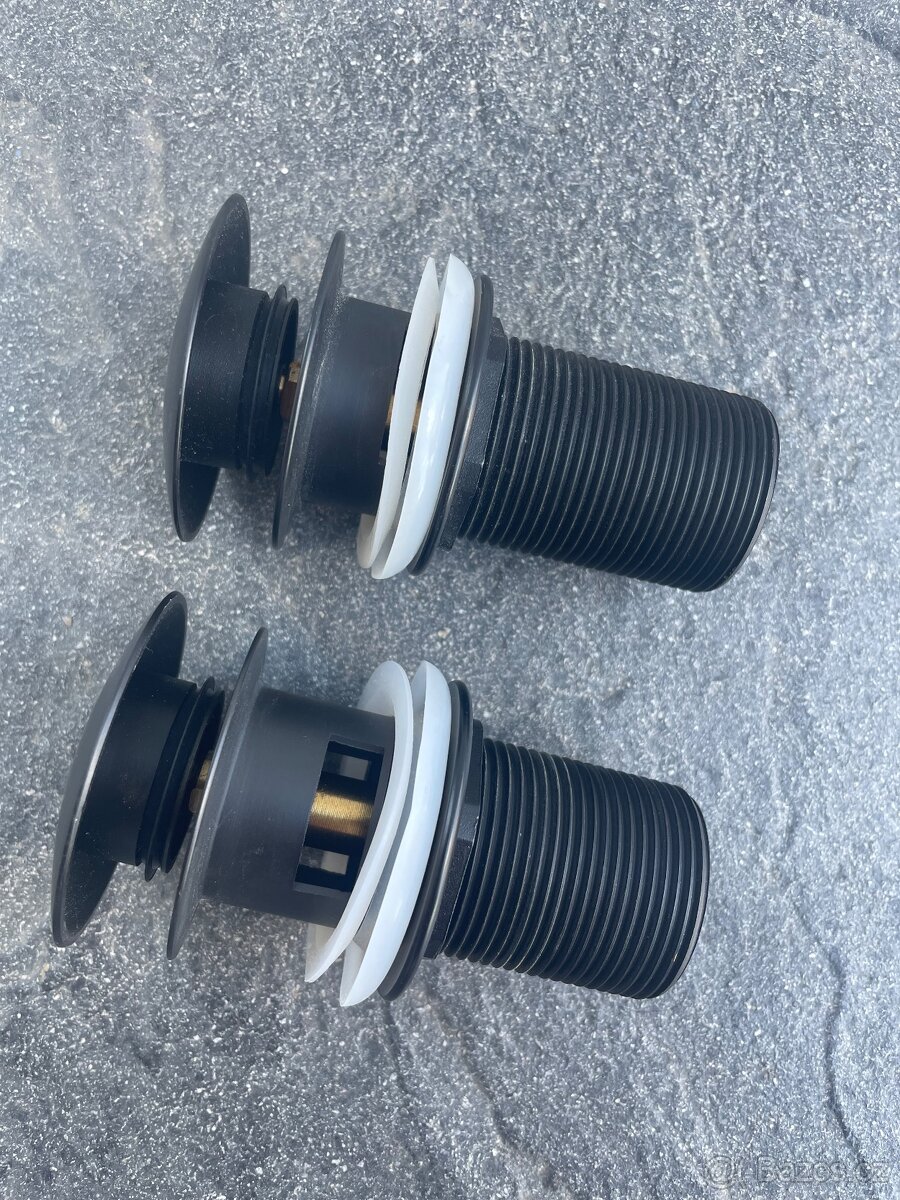 RAV výpusť umyvadlová CLICK-CLAK 5/4 - černá matná - 2