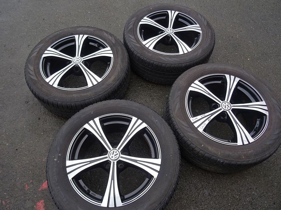 Alu disky Volkswagen Tiguan, 17", 5x112,ET 35, zimní sada - 2