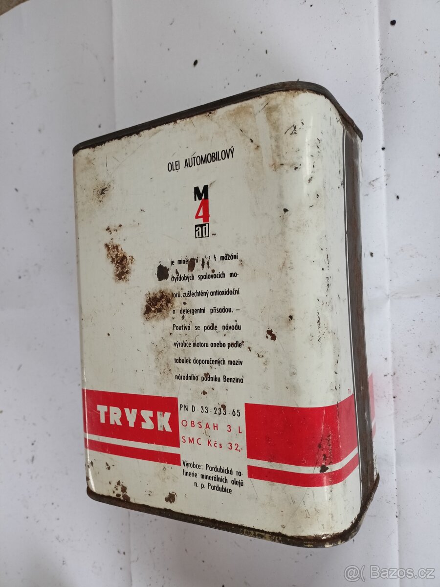 Plechové, dobové obaly. - 2