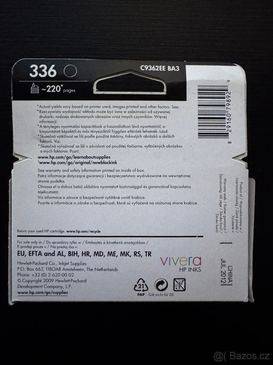 HP 336 Bk C9362EE - 2