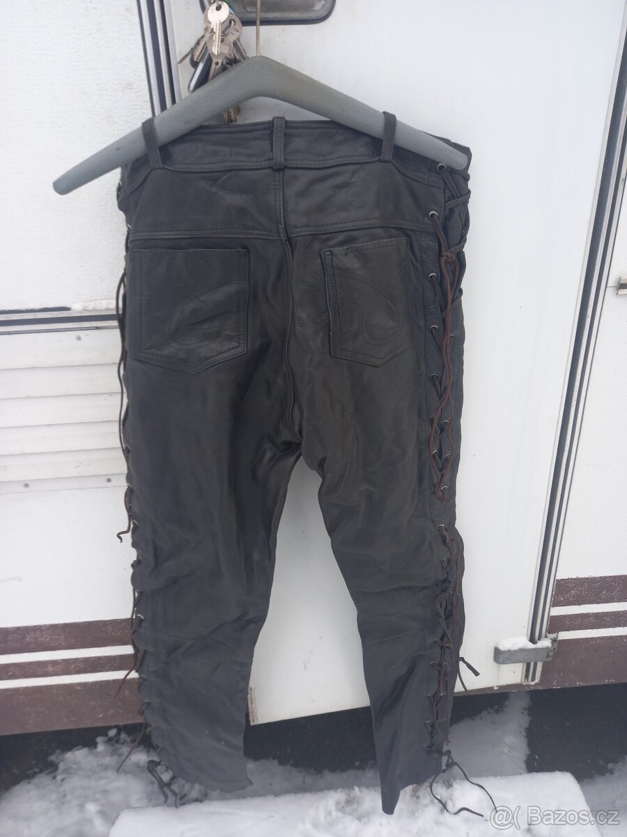 Kožené kalhoty Orex - 2