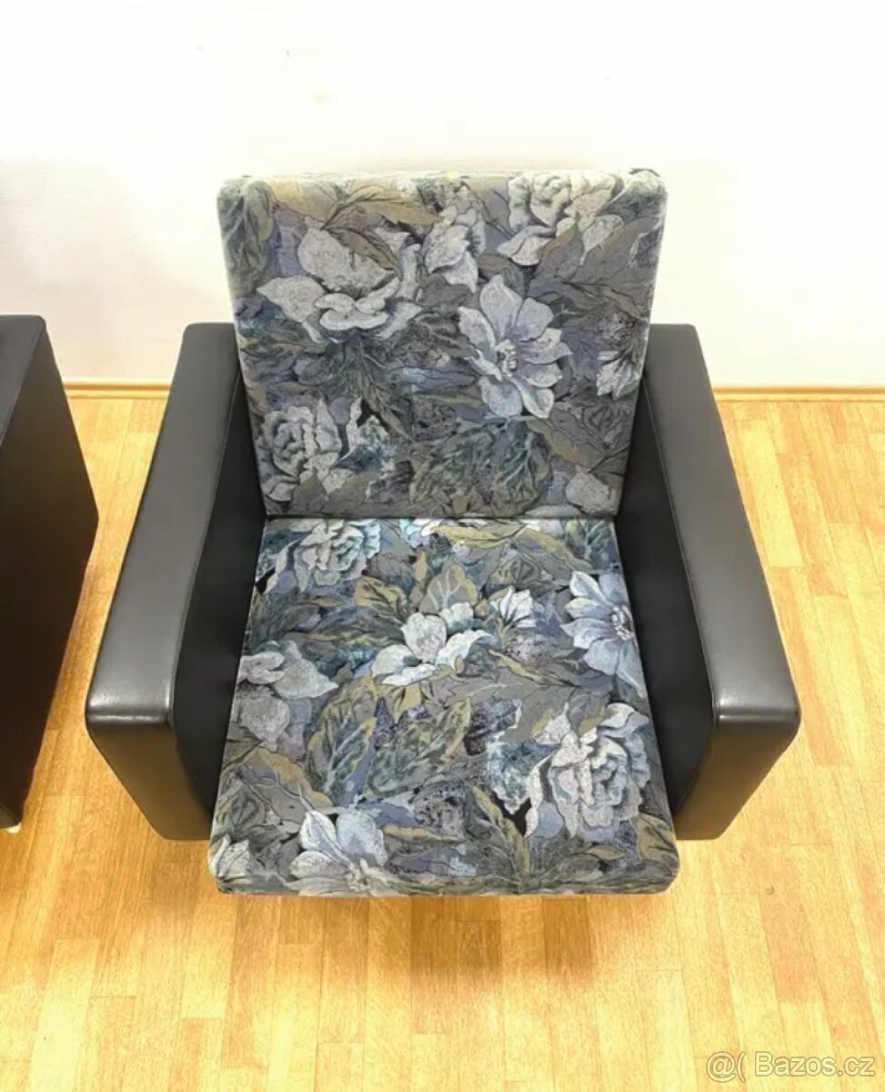 Retro křesla 70. léta otočná - 2