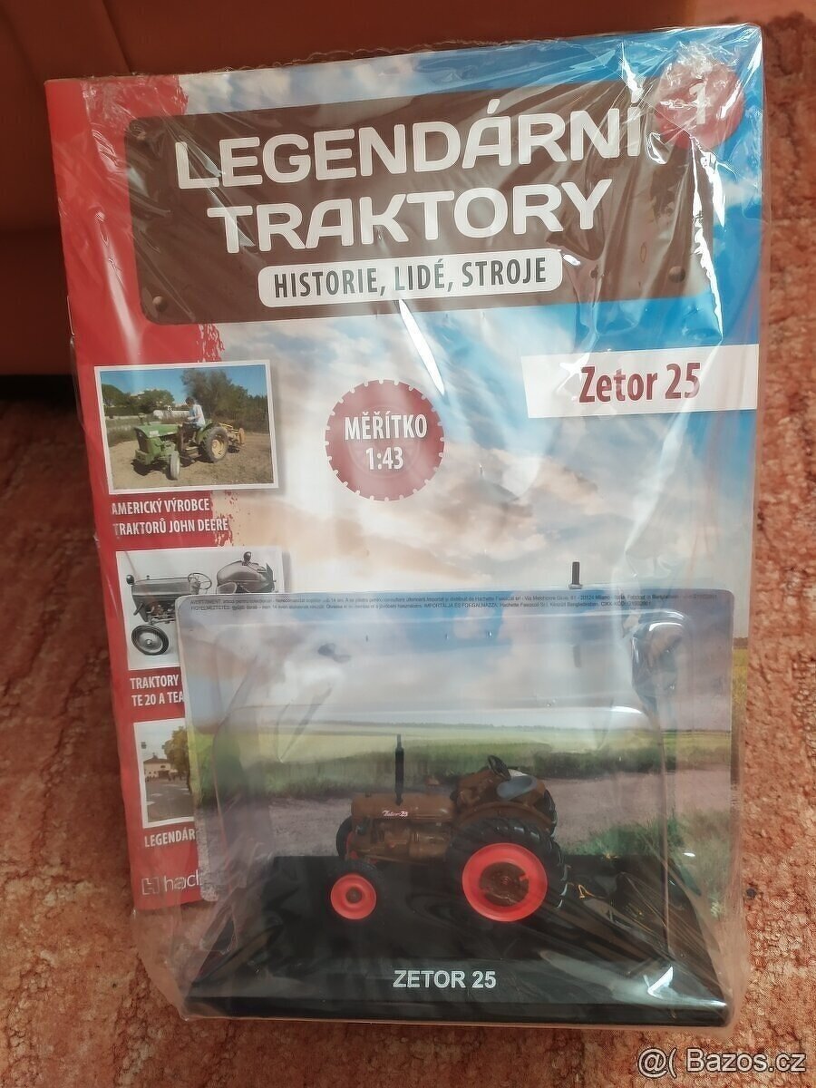 1:43 -1:36 model Old timer. Moskvič 412 Traktor Zetor. Tepl - 2