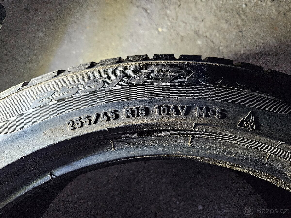 255/45R19 104V Pirelli Sotto zero 3  2+2ks 5mm - 2