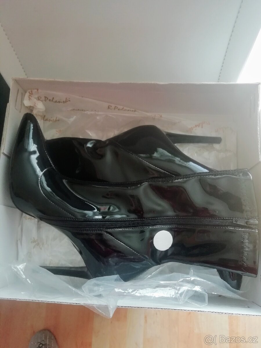Kožené elegantní znač.lakovky R. Polanski, 39(pův. krabice) - 2