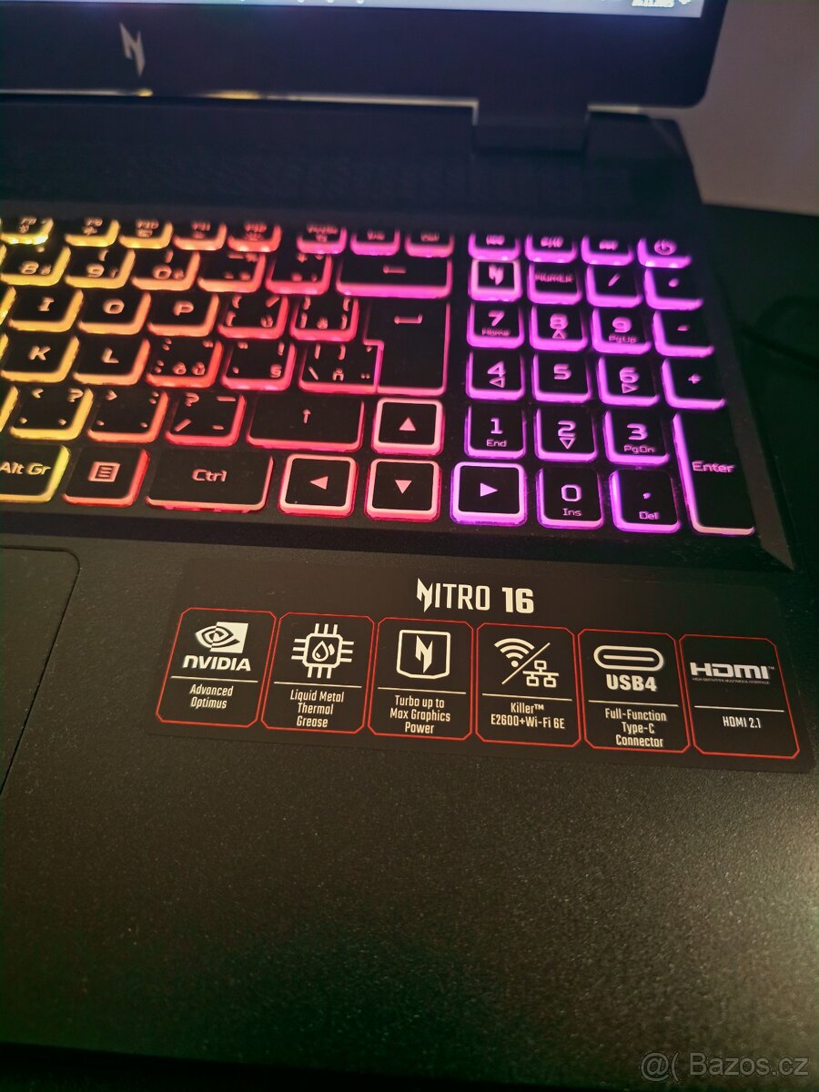 Nitro 16" ,RTX4070, 2xSSD, ryzen 7 - 2