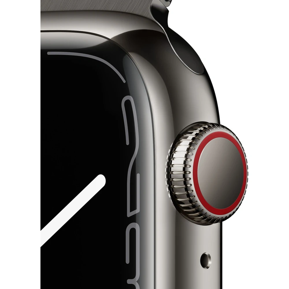 Apple Watch Series 7 Cellular 41mm grafitová ocel - 2