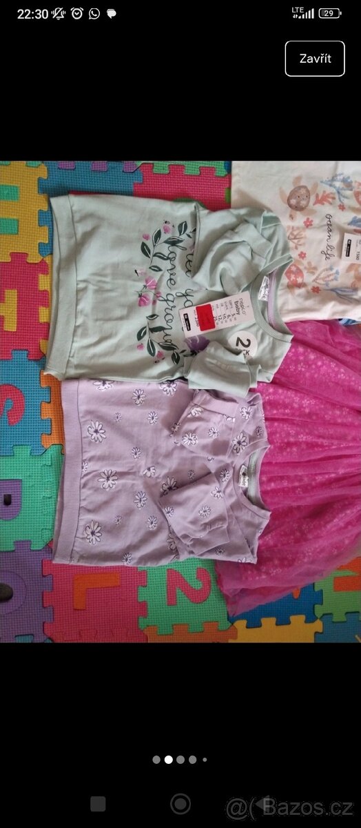 Nové oblečení pro holčičku vel 92 - 2