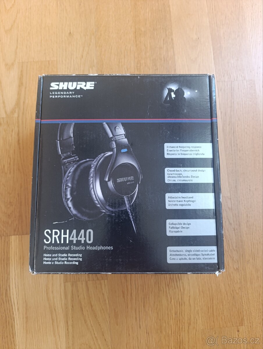 Prodám SHURE SRH 440 - Rezervovano - 2