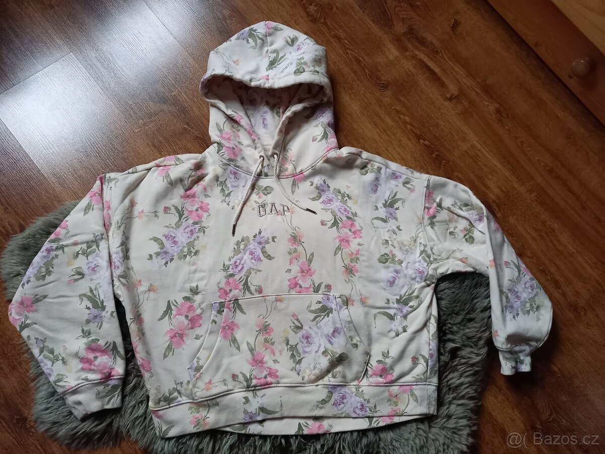 Nová mikina s květy zn.Gap - 2