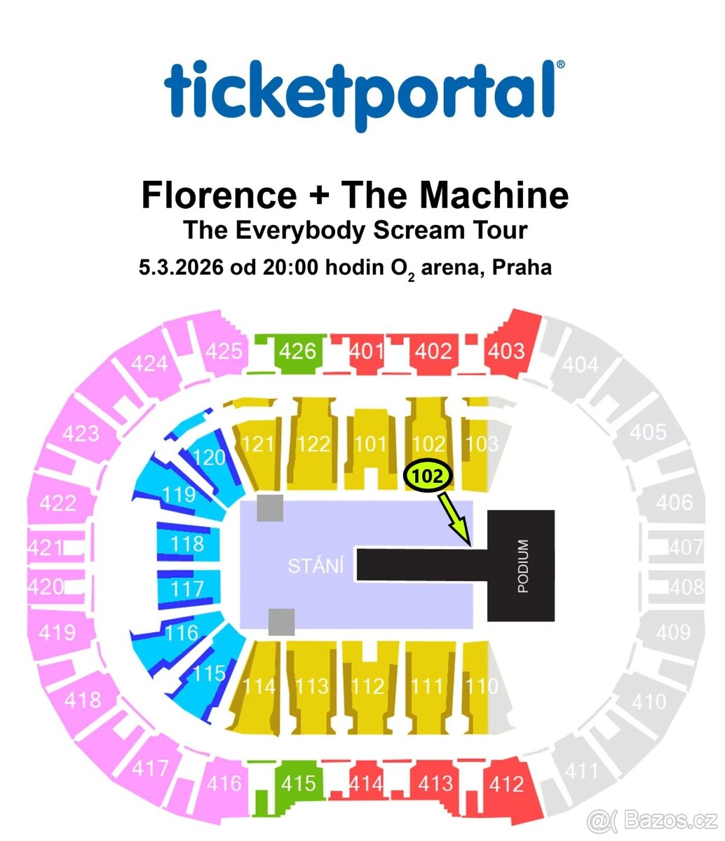 FLORENCE + The Machine - 3/2026 Praha - 2