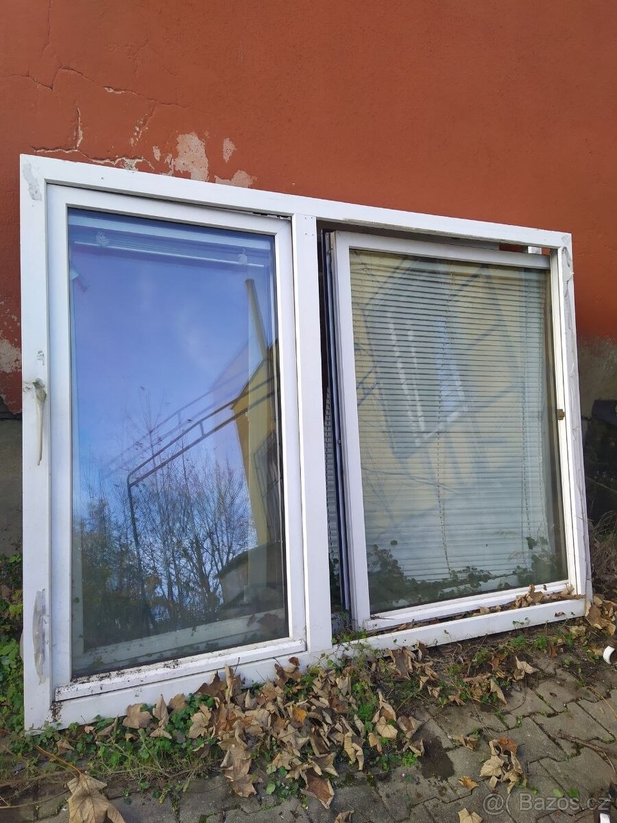 Použitá plastová okna 2 ks 157 x 208 cm - 2