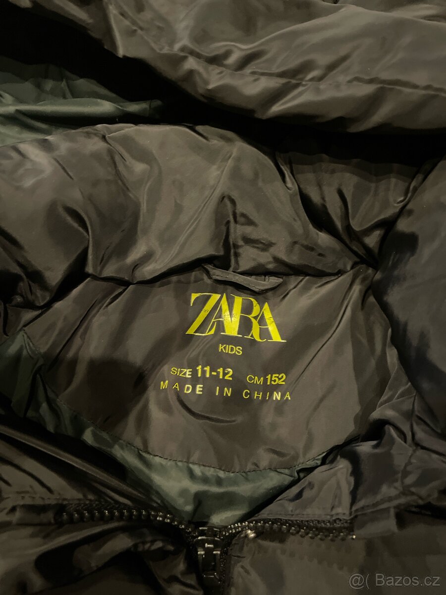 Zimni bunda cerna Zara detska levne 152cm - 2