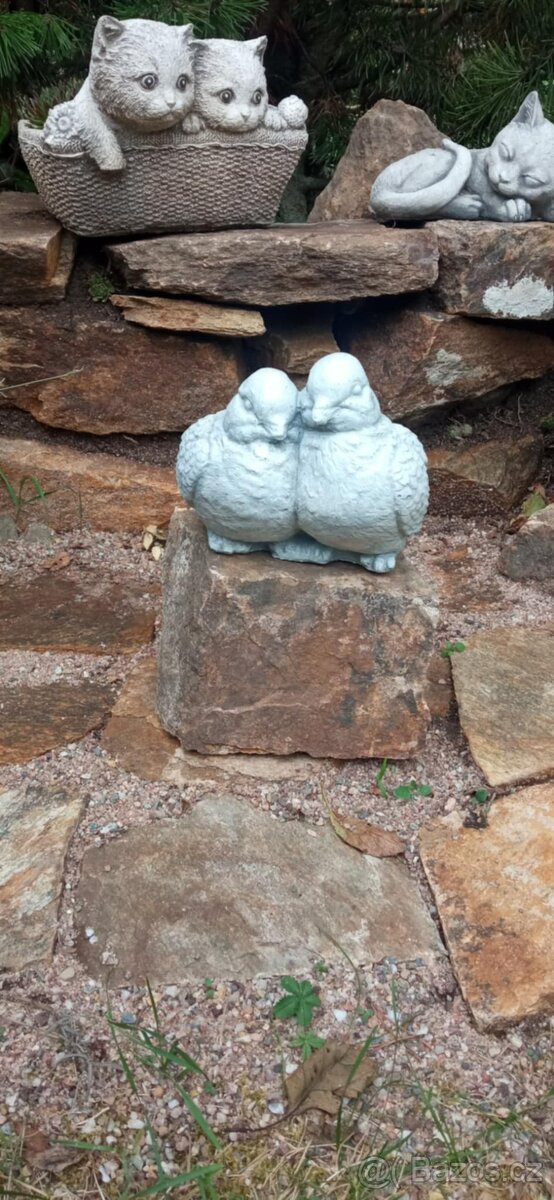 Zahradní dekorace- Ptáčci - 2