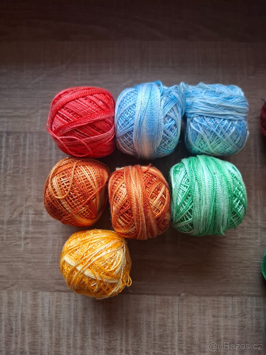 Vyšívací příze Perlovka - 2