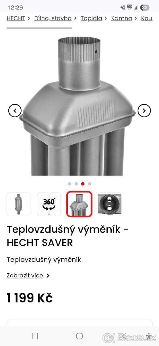 Výměník tepla 120 - 2