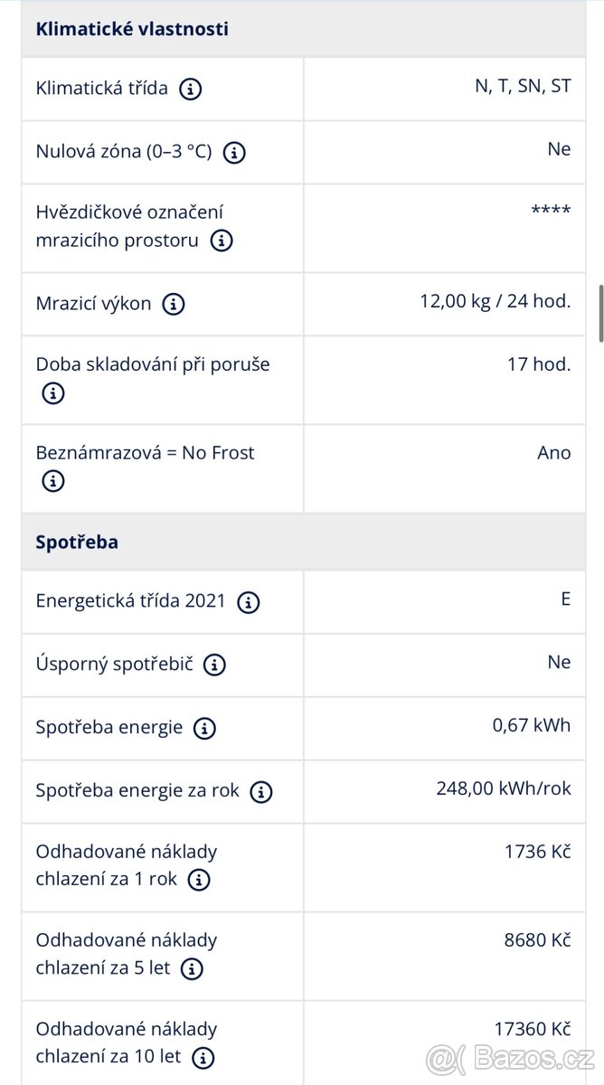 Chladnička s mrazákem Gorenje - 2
