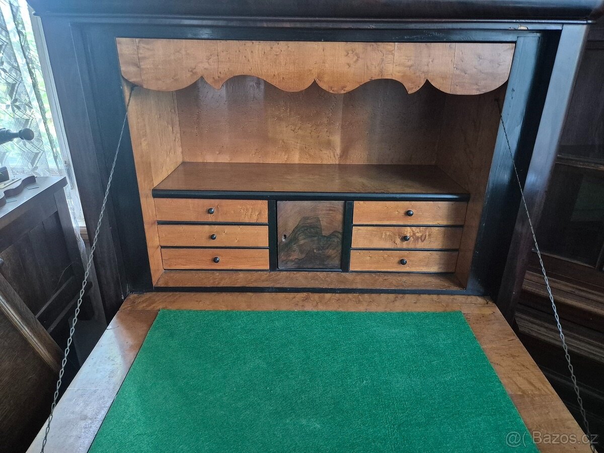 Starožitný psací sekretář – Biedermeier - 2