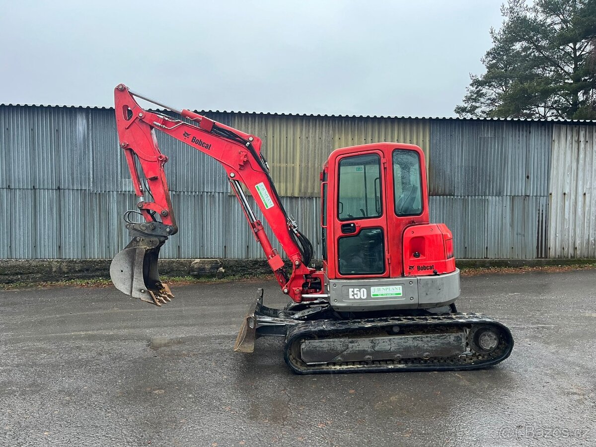 Bobcat E50 r.v. 2014, 2626 Mth - 2