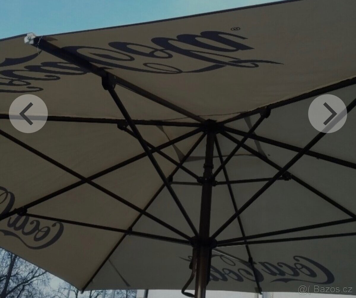 Slunečník velký Coca-Cola se stojanem - 2
