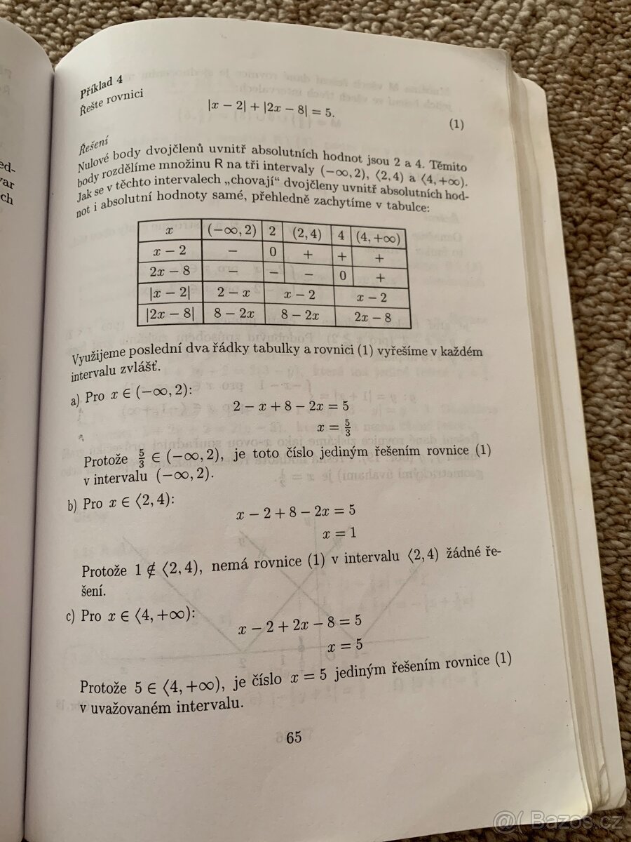 Matematika Rovnice a nerovnice - 2