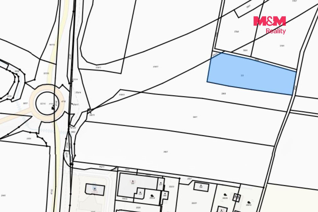 Prodej pole, 722 m², Pardubice - Dražkovice - 2