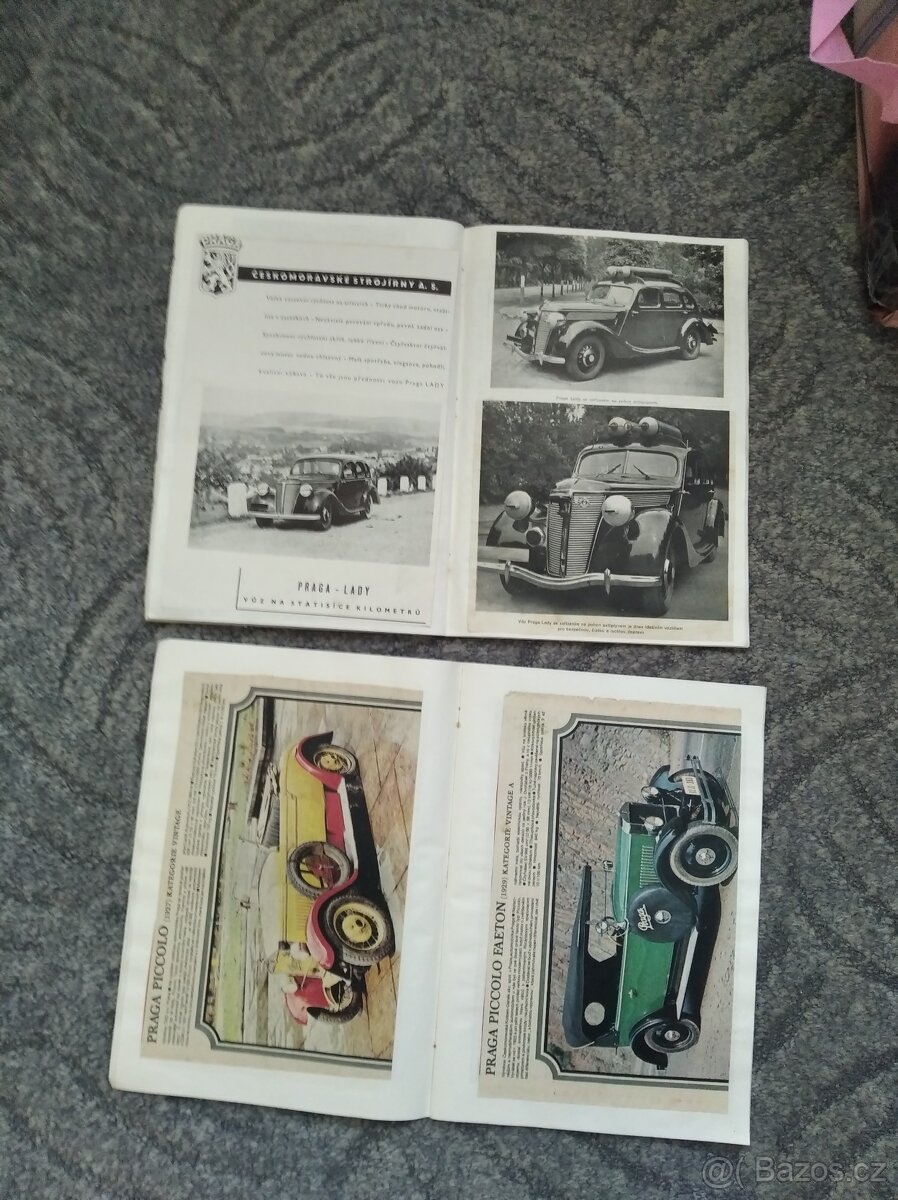 Sbírka auto, moto výstřižků, obrázků z časopisů - 2