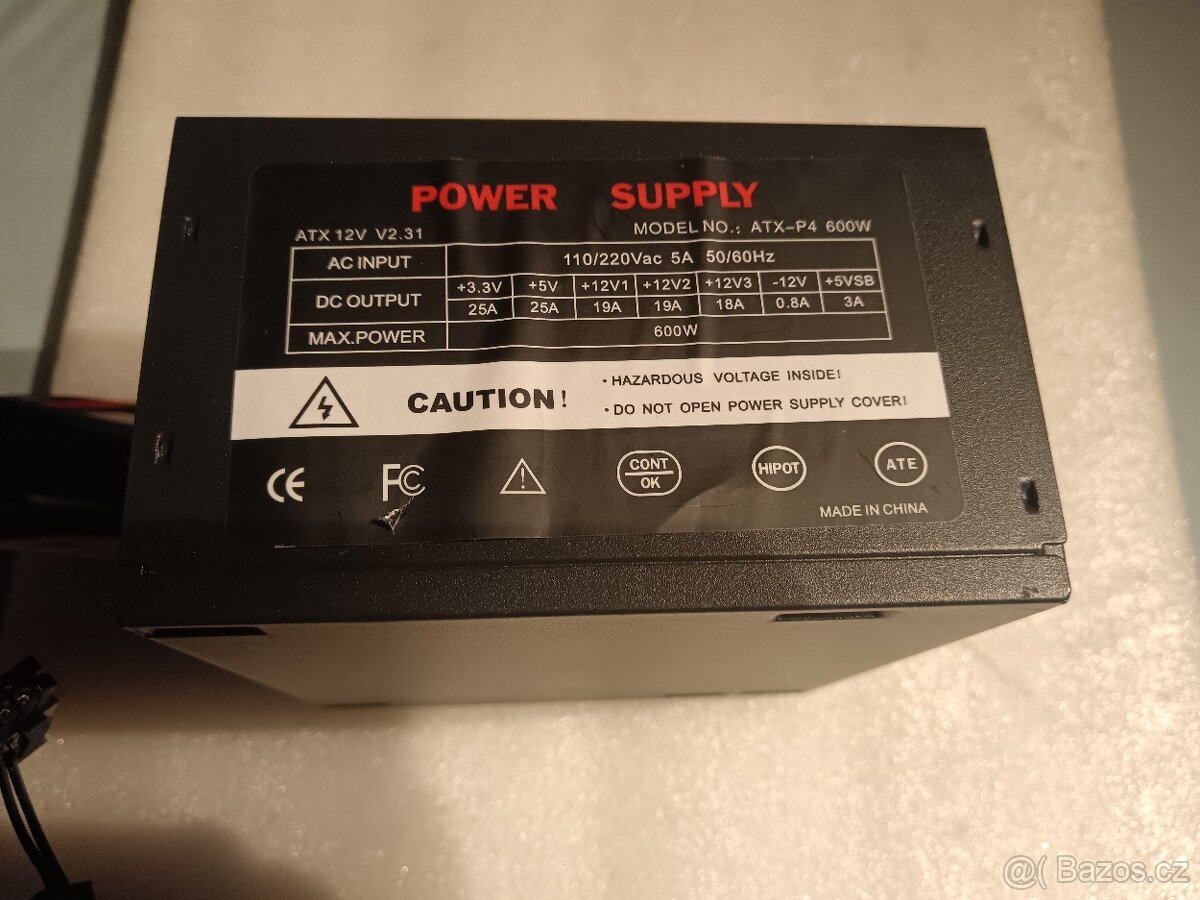 Zdroj na pc 600 Watt - 2
