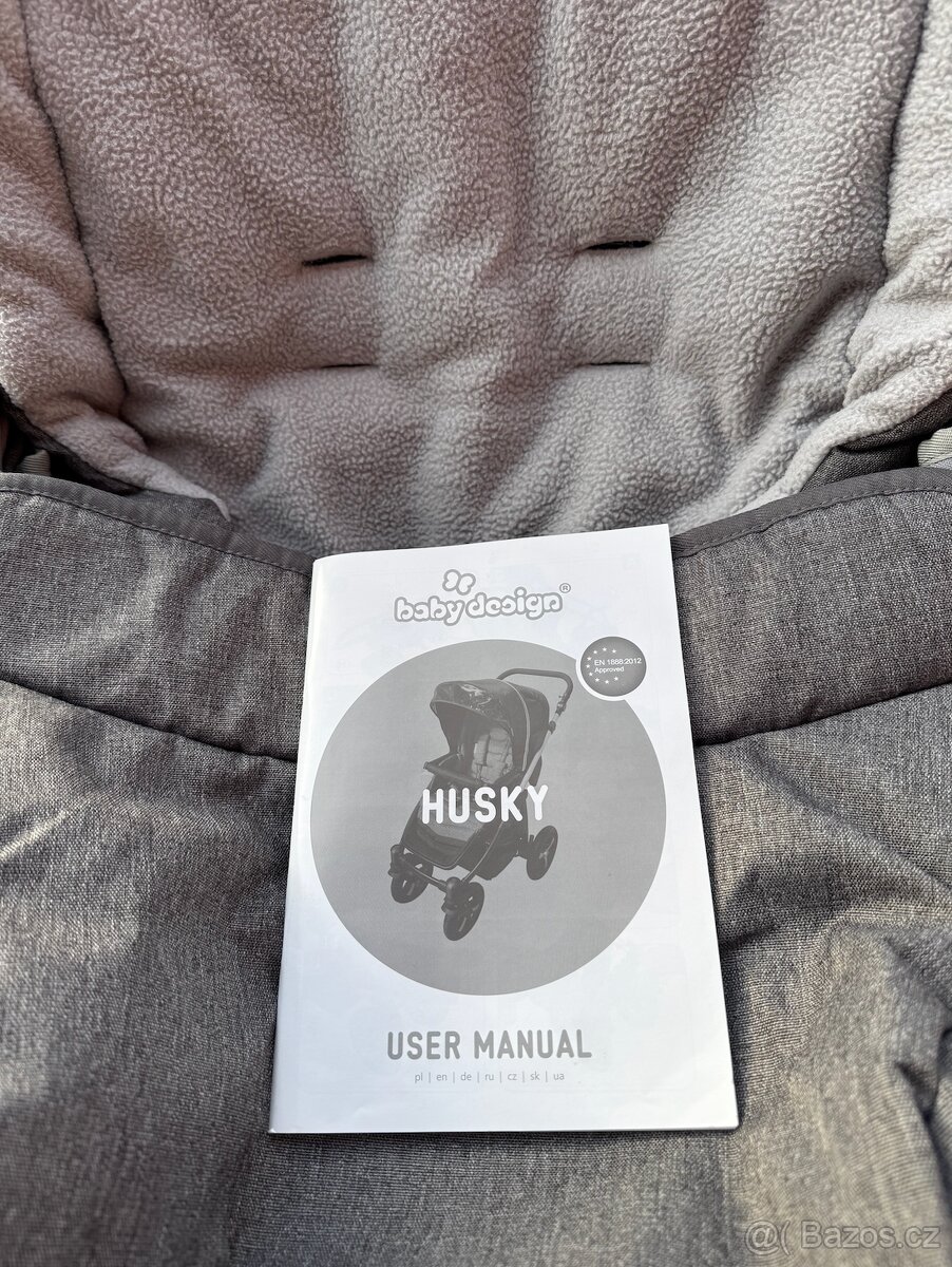 Kočárek trojkombinace Baby Design Husky 2016 - 2