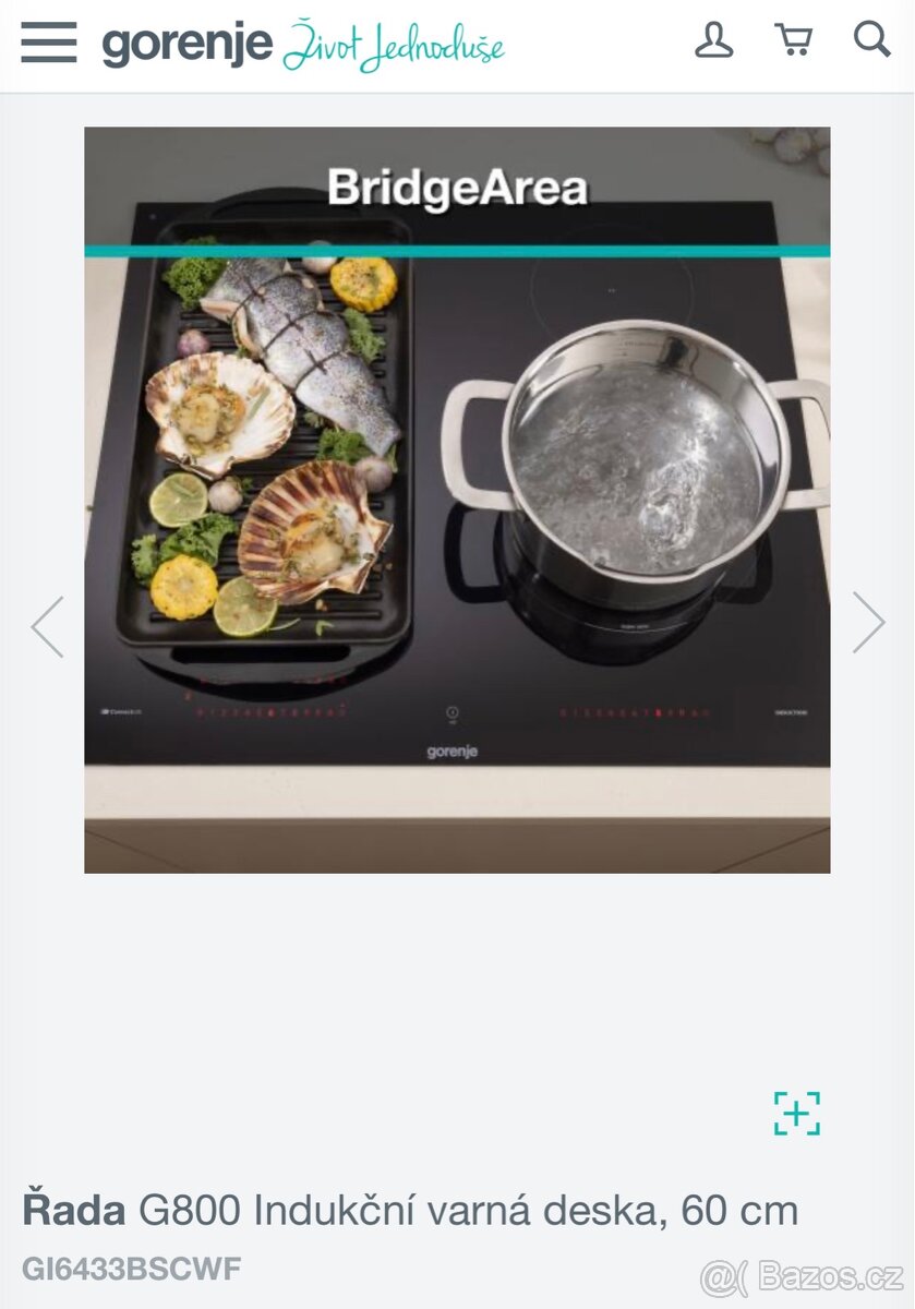 Nová indukce GORENJE GI6433BSCWF-automat.Progr.,5 let záruka - 2