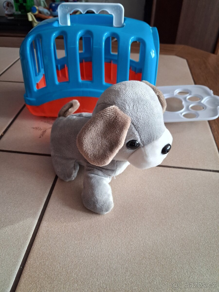 Plyšový pejsek s přepravkou - 2