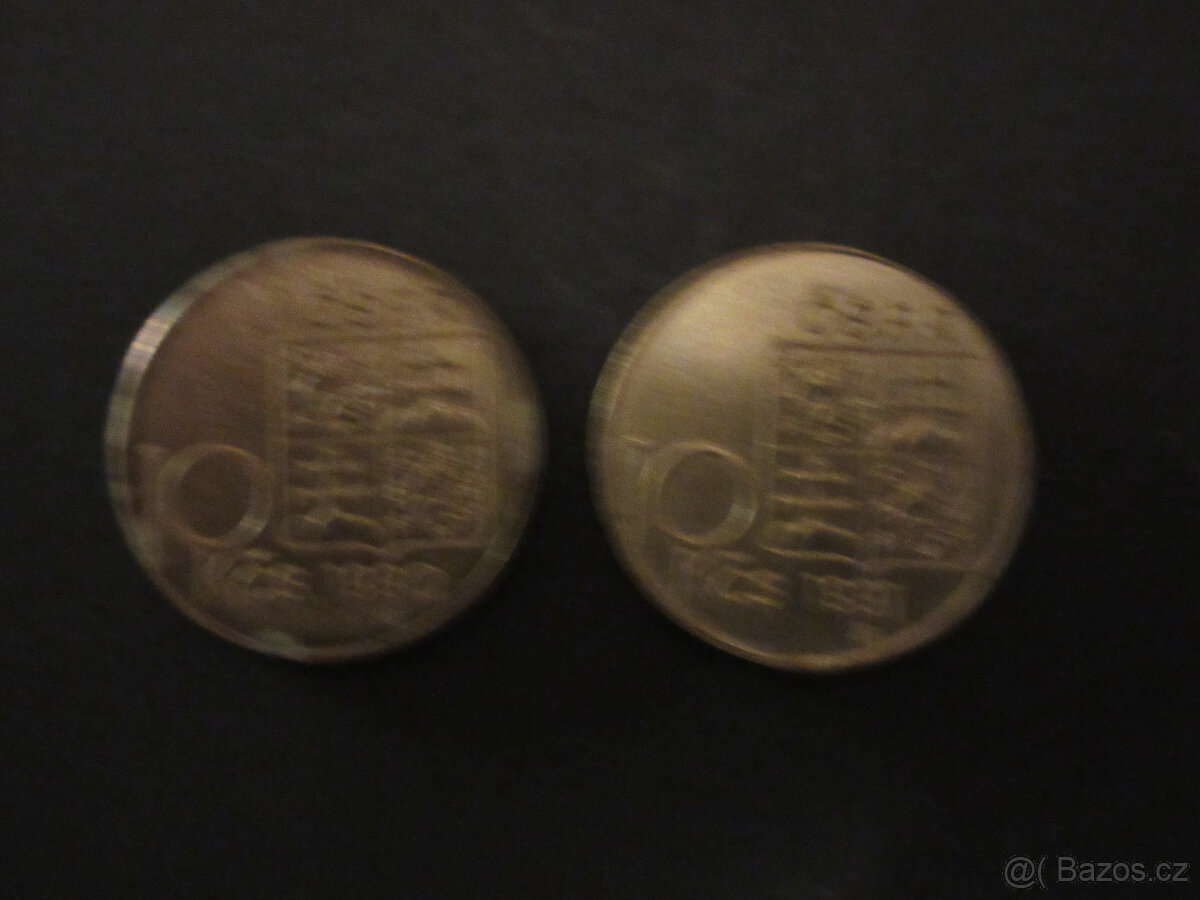 MINCE začínajícímu sběrateli- 2x pamětní 10Kč - 2